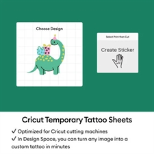Cricut - Printable Tattoo Paper Transparent (3pcs) 